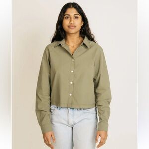Jackson Rowe Olive Green Crop Top